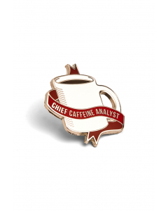Coffee mug pin