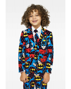 Batman themed suit for boys worn by boy