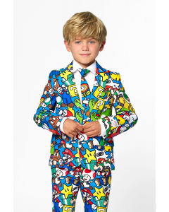 Nintendo Super Mario suit for kids worn by boy