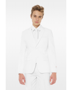White suit for teen boys worn by teen