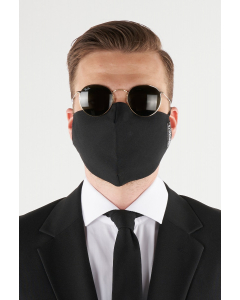 Face mask from Black Knight suit fabric